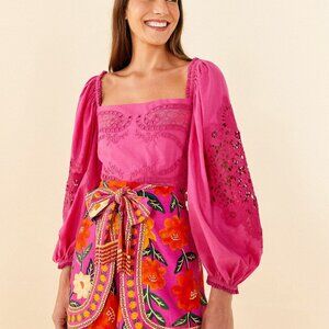 Pink Lace Blouse